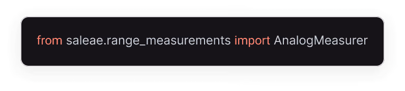 Python import statement: from saleae.range_measurements import AnalogMeasurer