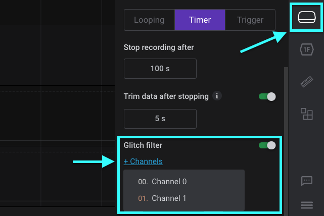Glitch Filter Setting